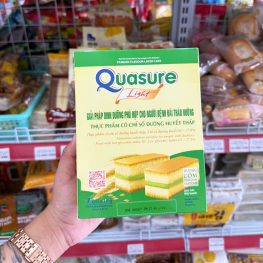 Bánh Bông Lan Kem Hương Cốm Bibica Quasure Light 126g - 7 Gói x 18g - 8934609205837