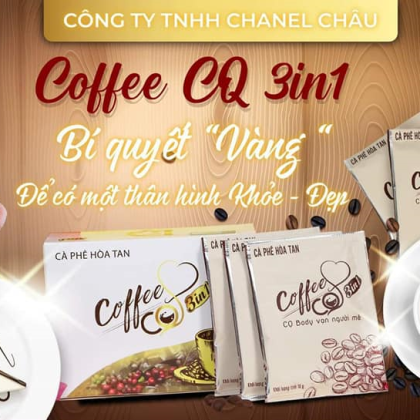 Sản phẩm giảm cân CQ Slim Coffee của công ty TNHH Chanel Châ