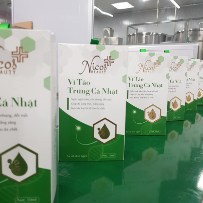 Peel da vi tảo trứng cá Nhật Nicos Beauty Thanh Nhi giúp ngăn ngừa nám