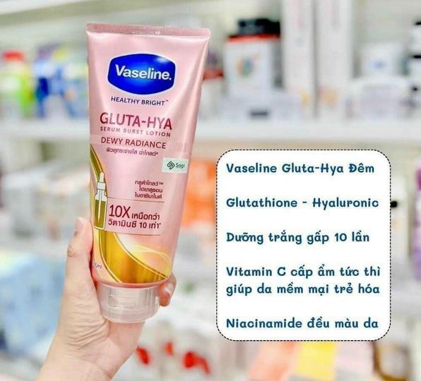 Sữa Dưỡng Thể Vaseline 10X Màu Hồng