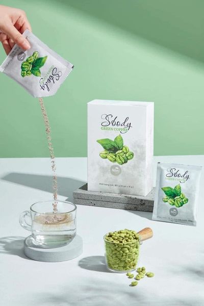 Nấm Giảm Cân Sbody Green Coffee Dạng Bột giảm  cân hiệu quả