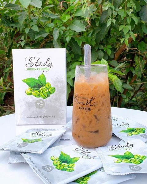 Nấm Giảm Cân Sbody Green Coffee Dạng Bột giảm  cân hiệu quả