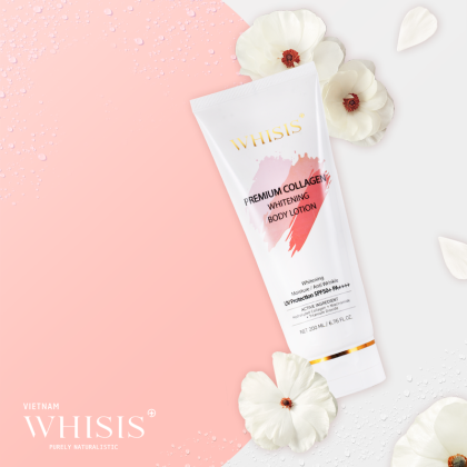 Kem Body Whisis Premium Collagen Whitening Body Loiton Dưỡng Trắng Da