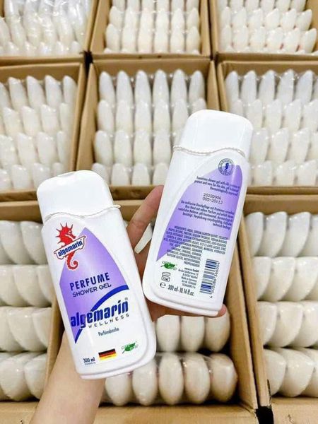 Sữa Tắm Cá Ngựa Algemarin Hương Nước Hoa Chai Vuông 300ml