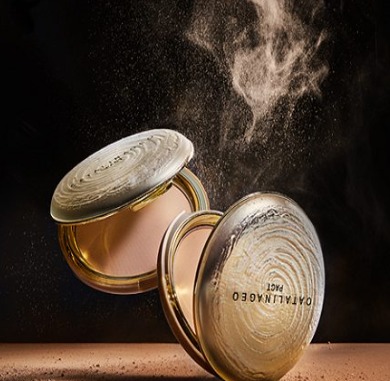 Phấn phủ Catalina Geo Pact Màu 01 Natural Beige 22g