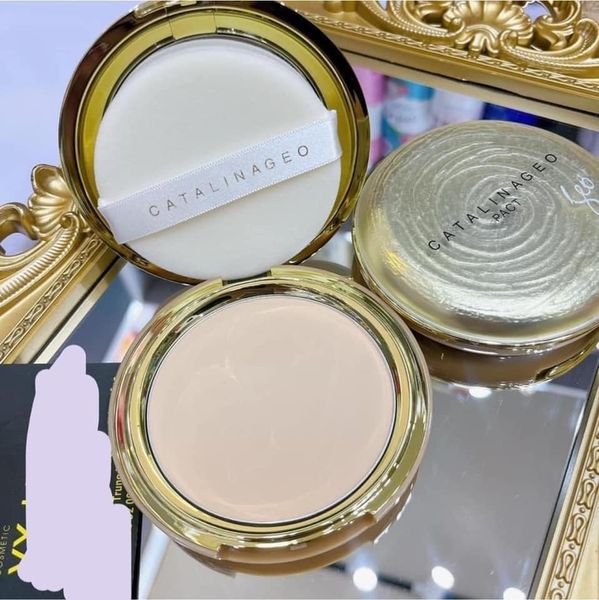 Phấn Phủ Catalina Geo Pact Hàn Quốc 22g (Tone 1)