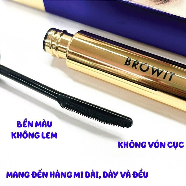 Mascara Browit By Nongchat My Everyday Mascara #Endless Night 5.5g Xanh dương