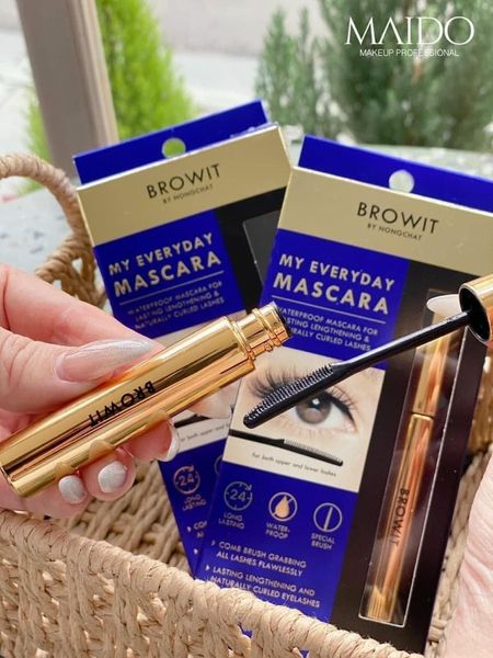 Mascara Browit By Nongchat My Everyday Mascara #Endless Night 5.5g Xanh dương