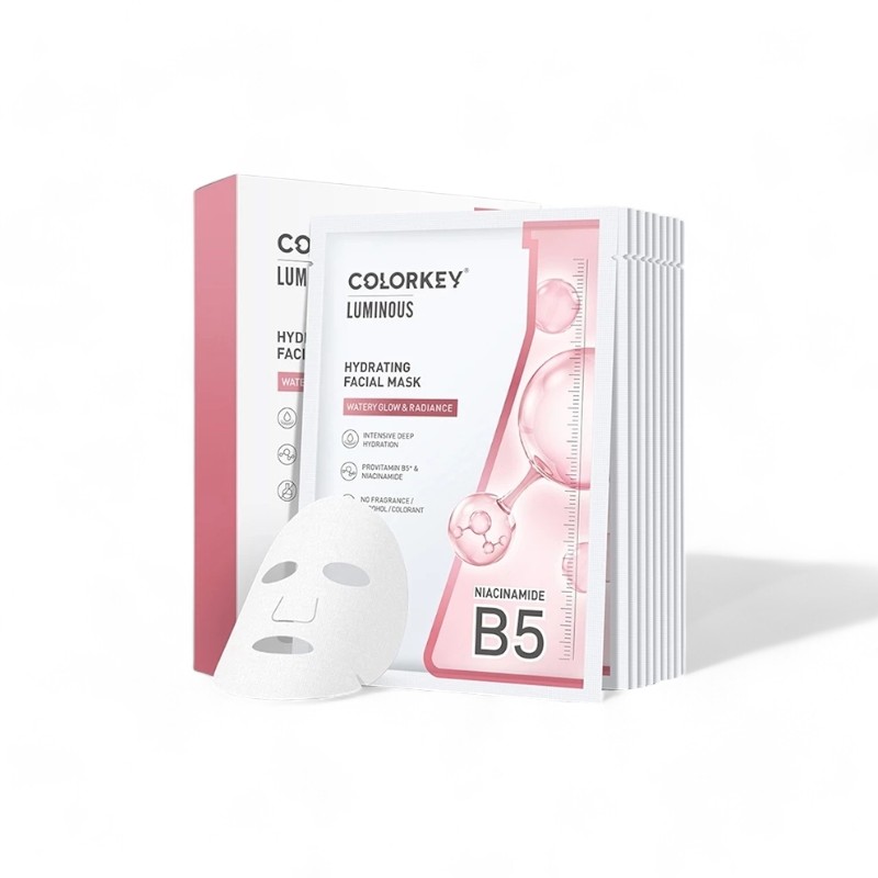 Mặt nạ giấy colorkey cấp ẩm dịu da với vitamin B5, cấp ẩm vượt trội - khôi phục hàng rào bảo vệ da