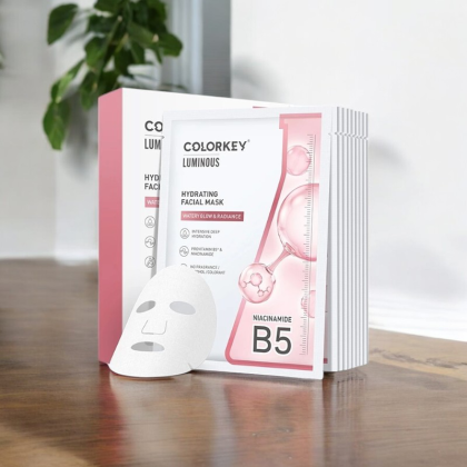 Mặt nạ giấy colorkey cấp ẩm dịu da với vitamin B5, cấp ẩm vượt trội - khôi phục hàng rào bảo vệ da