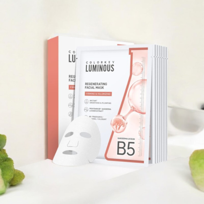 Mặt Nạ Colorkey Luminous B5 Regenerating Facial Mask Firming & Volumizing Hộp 10 Miếng
