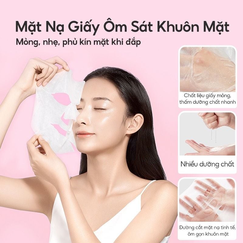 Mặt Nạ Colorkey Luminous Regenerating Facial Mask 25ml - Dưỡng Ẩm Đàn Hồi Da Từ Linh Chi Màu Cam