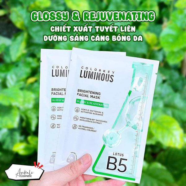 Mặt Nạ Colorkey Luminous Brightening Facial Mask 25ml