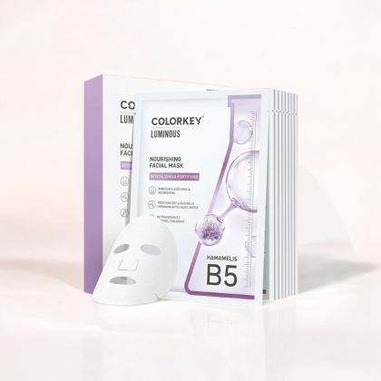 Mặt Nạ Colorkey Nourshing Facial Mask 25ml - Dưỡng Ẩm Ngừa Mụn Với Chiết Xuất Cây Phỉ Màu Tím