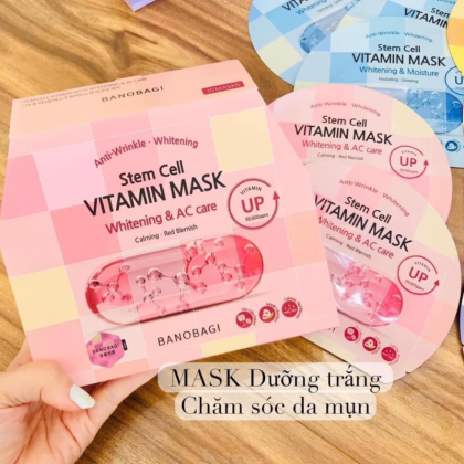 Mặt nạ Banobagi Stem Cell Vitamin Mask Whitening & AC Care