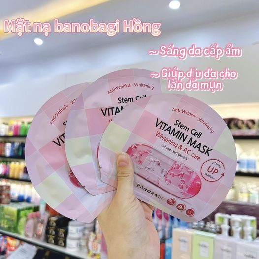 Banobagi Stem Cell Vitamin Mask Whitening & AC Care không chỉ mang lại những phút giây thư giãn tuyệt vời mà hơn hết giúp hỗ trợ tối ưu trong quá trình điều trị mụn