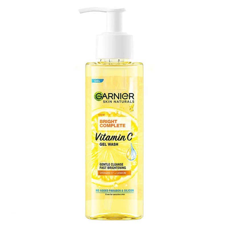 Gel Rửa Mặt Garnier Sạch Dịu Nhẹ Bright Complete Vitamin C Gel Wash 120ml