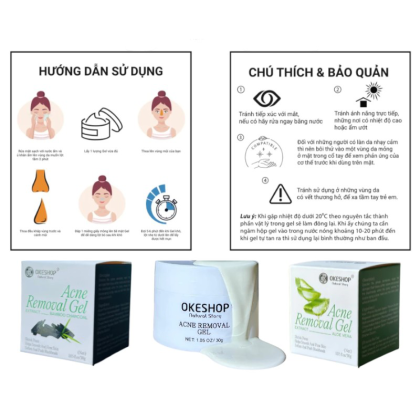 Gel Lột Mụn Nha Đam Okeshop Acne Removal Gel 30g