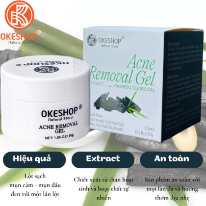 Gel Lột Mụn Nha Đam Okeshop Acne Removal Gel 30g
