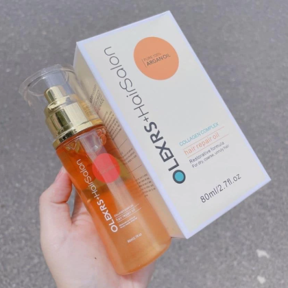 Tinh Dầu Dưỡng Phục Hồi Tóc OLEXRS + Hair Salon Collagen Complex Hair Repair Oil