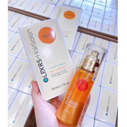 Tinh Dầu Dưỡng Phục Hồi Tóc OLEXRS + Hair Salon Collagen Complex Hair Repair Oil