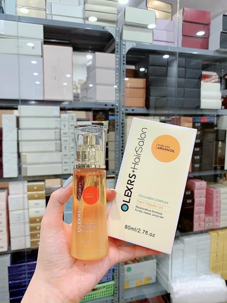 Tinh Dầu Dưỡng Tóc Olexrs +HairSalon Collagen Complex 80ml