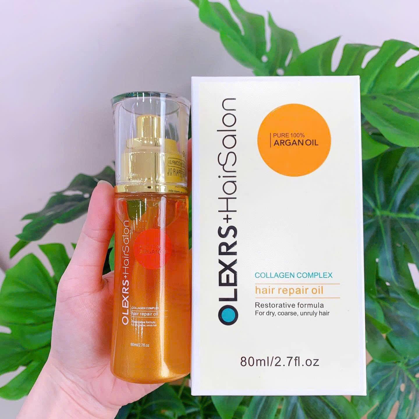 Dầu Dưỡng Tóc Olexrs+Hairsalon Collagen Complex Hair Repair Oil 80ml