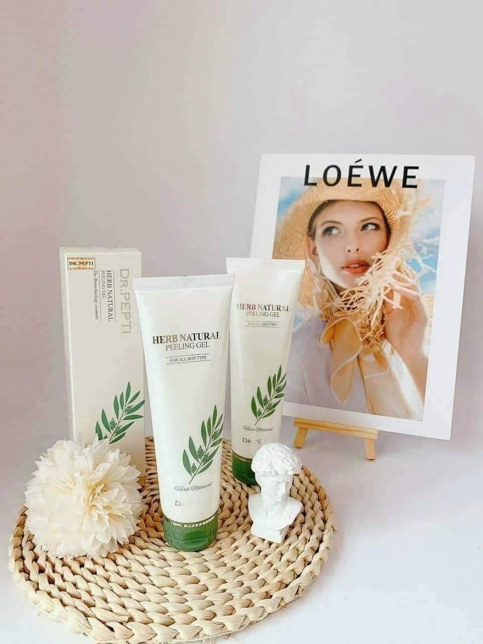 Tẩy Da Chết Dr Pepti Herb Natural Peeling Gel 130ml
