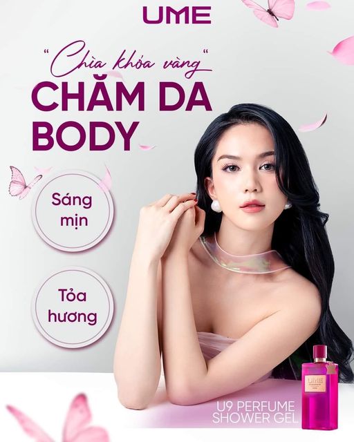 Sữa Tắm Nước Hoa Ume Perfume Shower Gel Giúp Cấp Ẩm Trắng Da 250ml - Sữa Tắm Ngọc Trinh