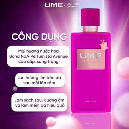 Sữa tắm nước hoa UME  250ml  Ngọc Trinh