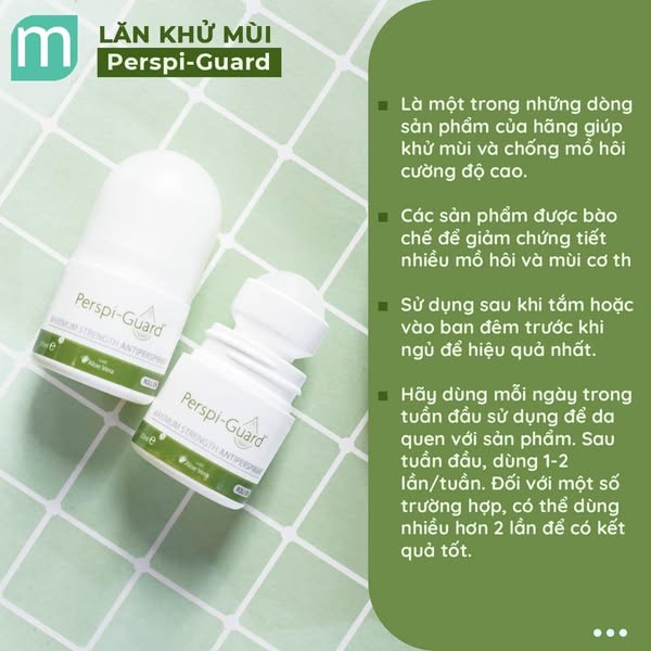 Lăn Khử Mùi Perspi-Guard Maximum Strength Antiperspirant Giúp Khử Mùi Cơ Thể 30ml