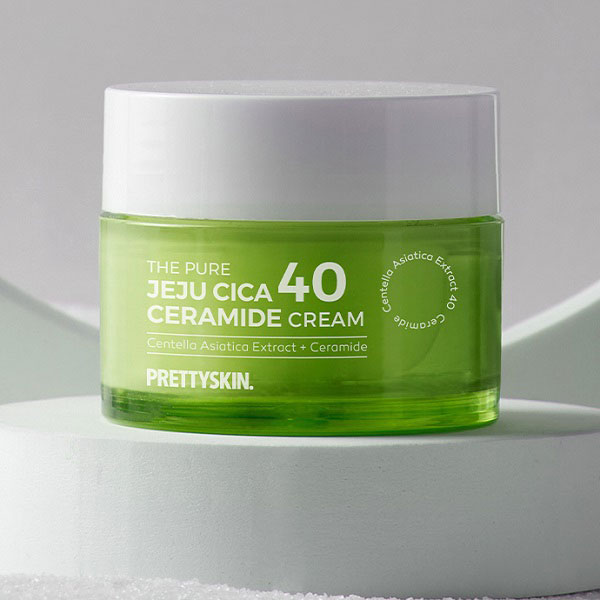 Kem dưỡng trắng da rau má The Pure Jeju Cica 40 Ceramide Cream