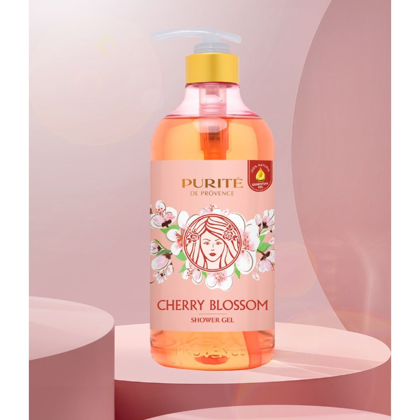 Sữa Tắm Thiên Nhiên Purite Cherry Blossom Hương Hoa Anh Đào 850ml