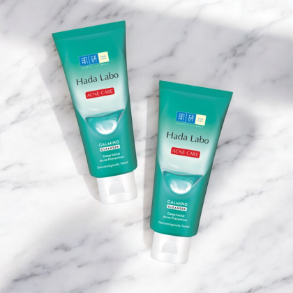 Sữa rửa mặt Hada Labo cho  da nhạy cảm Hada Labo Acne Care Calming Cleanser 80g