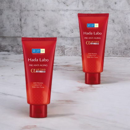 Sữa Rửa Mặt Cải Thiện Nếp Nhăn, Lão Hóa Da Hada Labo Pro Anti Aging Lifting Cleanser