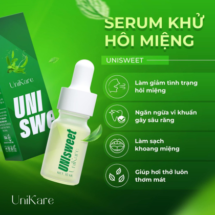 Serum Giảm Hôi Miệng Unisweet Unikare 10ml