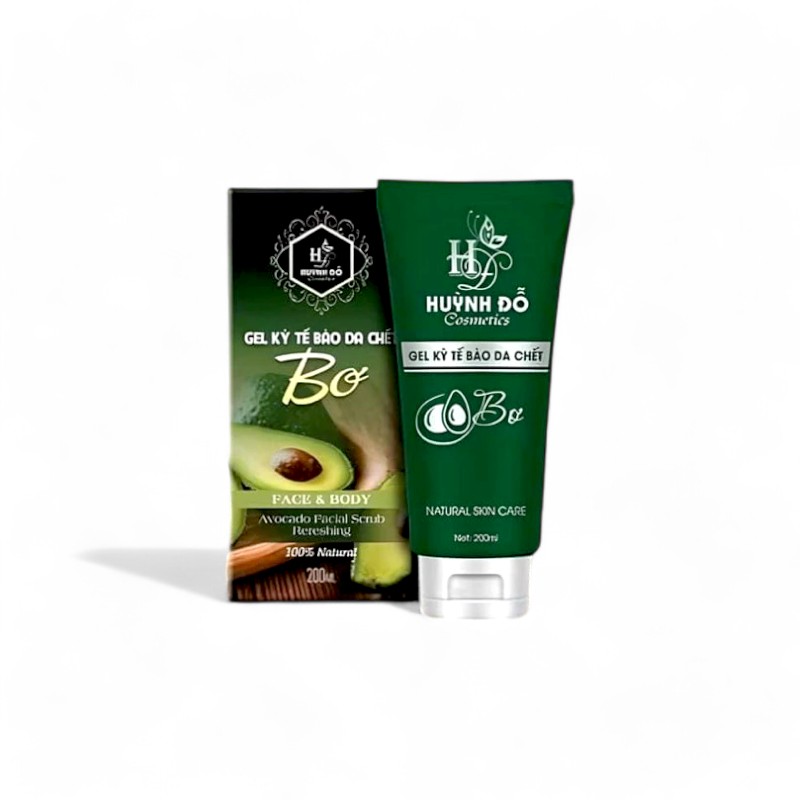 Gel Kỳ Tế Bào Da Chết Bơ Cho Mặt Và Body 200ml