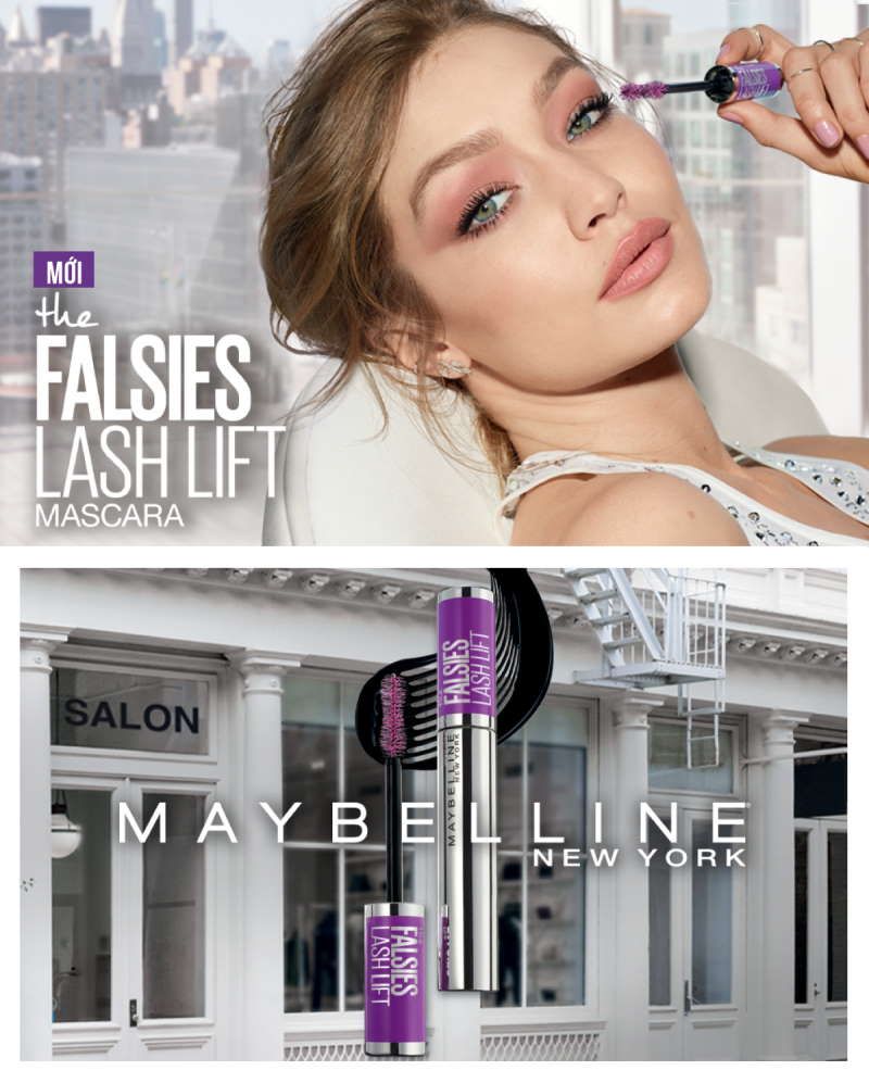 Mascara  Maybelline The Falsies Lash Lift Waterproof  Very Black 8.6ml
