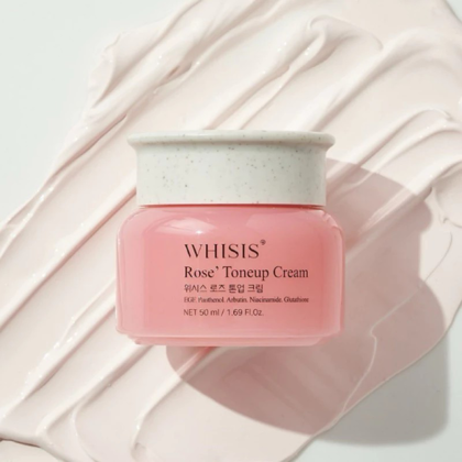 Kem dưỡng trắng face Whisis Rose Toneup Cream 50ml  mang lại làn da trắng hồng rạng rỡ, mịn màng và khỏe mạnh