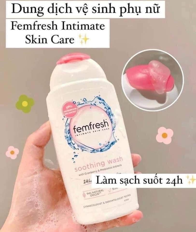 Dung Dịch Vệ Sinh Phụ Nữ Femfresh Dành Cho Mọi Loại Da 250ml