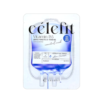 Mặt Nạ Celefit Mask Vitamin B5 Hỗ Trợ Phục Hồi Da Hộp 10 Miếng làm dịu da