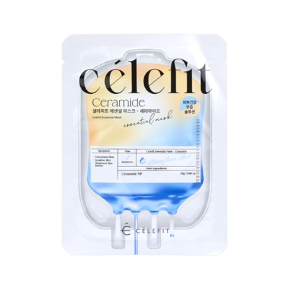 Mặt Nạ Celefit Essential Mask Ceramide là dòng mặt nạ dành cho da khô, da nhạy cảm và da đang tổn thương