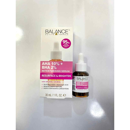 Tinh Chất Tái Tạo Và Dưỡng Trắng Da Balance Active Formula Trong 10 Phút AHA + BHA 30ml