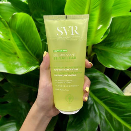 Gel Rửa Mặt SVR Sebiaclear Gel Moussant Không Chứa Xà Phòng Cho Da Dầu Mụn 200ml