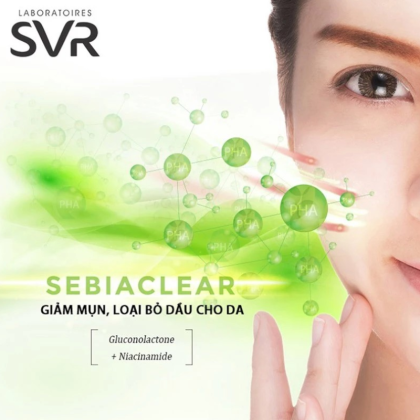 Gel Rửa Mặt SVR Sebiaclear Gel Moussant Không Chứa Xà Phòng Cho Da Dầu Mụn 200ml