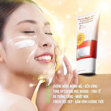 Kem Chống Nắng Bạch Ngọc Liên UV Expert Protection 50g giải pháp chống nắng dưỡng ẩm phục hồi da tuyệt đỉnh