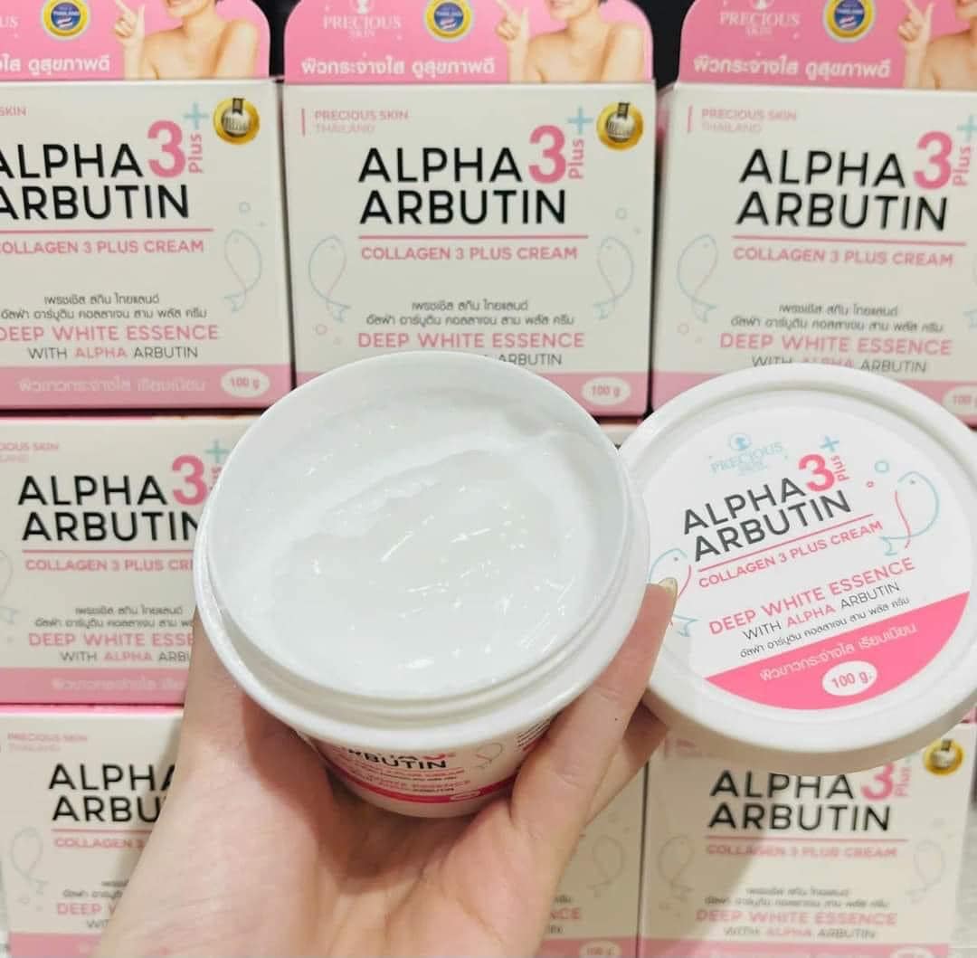 kem dưỡng trắng da Body Alpha Arbutin Collagen 3 Plus Cream 100g
