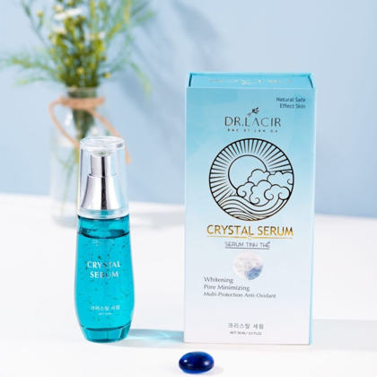 Serum tinh thể vàng Dr.Lacir với kết cấu từ các siêu vi chất hỗ trợ giúp da trắng sáng