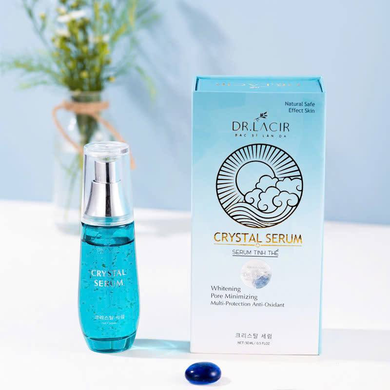Serum tinh thể vàng Dr.Lacir với kết cấu từ các siêu vi chất hỗ trợ giúp da trắng sáng
