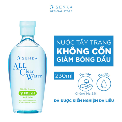 Nước Tẩy Trang Senka A.L.L Clear Water Micellar Fresh 230ml